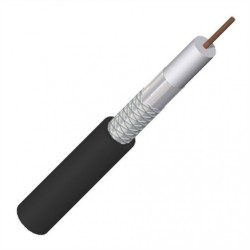 câble coaxial - bobine de 100m TRIAX NOIR sur shop4home.fr