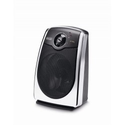 chauffage soufflant mobile salle de bain DELONGHI NOIR/CHROME sur shop4home.fr