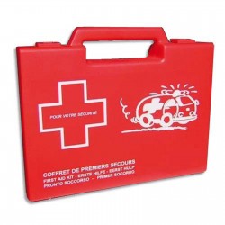 Malette de premiers secours ESCULAPE ROUGE sur shop4home.fr