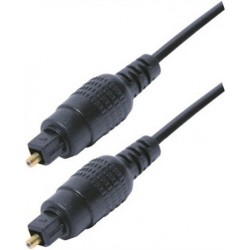 câble fibre optique toslink mâle / toslink mâle ERARD NOIR sur shop4home.fr
