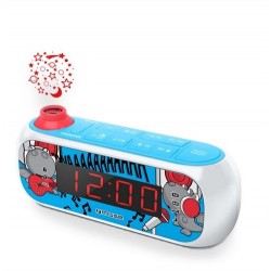 radio reveil enfant - type de tuner :  numerique MUSE BLANC/BLEU sur shop4home.fr