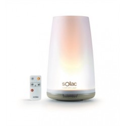 humidificateur a ultrasons avec lampe d'ambiance ALPATEC BLANC/GRIS sur shop4home.fr