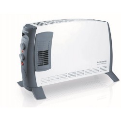 convecteur mobile - puissance maxi :  2000w TAURUS BLANC/NOIR sur shop4home.fr
