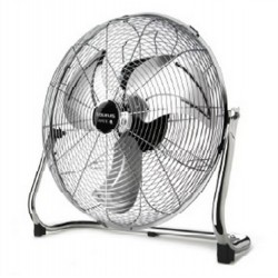 ventilateur de sol a pales TAURUS CHROME BRILLANT sur shop4home.fr