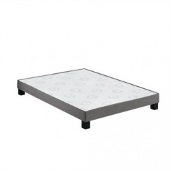sommier tapissier 90x190 MERINOS BLANC/GRIS sur shop4home.fr
