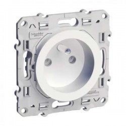 prise courant encastrable SCHNEIDER ELECTRIC BLANC sur shop4home.fr
